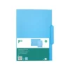 SUBCARPETA CARTULINA LIDERPAPEL FOLIO PESTAÑA CENTRAL 240G/M2 AZUL