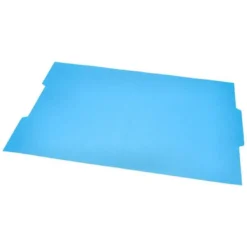 SUBCARPETA CARTULINA LIDERPAPEL FOLIO PESTAÑA CENTRAL 240G/M2 AZUL