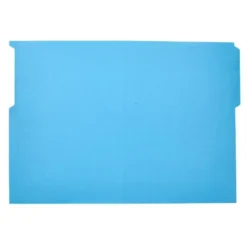 SUBCARPETA CARTULINA LIDERPAPEL FOLIO PESTAÑA SUPERIOR 240G/M2 AZUL