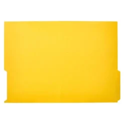 SUBCARPETA CARTULINA LIDERPAPEL FOLIO PESTAÑA INFERIOR 240G/M2 COLOR AMARILLO