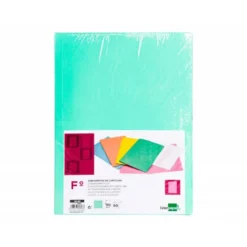 Subcarpeta de cartulina Liderpapel Tamaño folio Verde pastel 180g/m2
