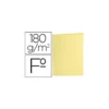 Subcarpeta de cartulina Liderpapel tamaño folio Amarillo pastel 180g/m2