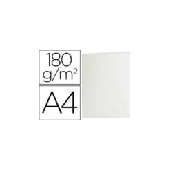 Subcarpeta de cartulina Liderpapel Din A4 Blanca 180g/m2