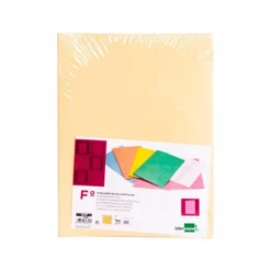 Subcarpeta de cartulina Liderpapel Tamaño folio Naranja pastel 180g/m2