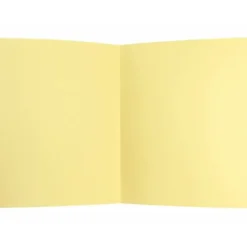 Subcarpeta de cartulina Liderpapel Din A4 Amarillo pastel 180g/m2