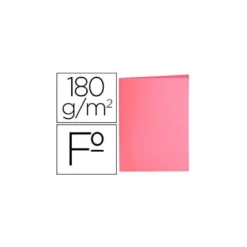Subcarpeta de cartulina Liderpapel Tamaño folio Rosa pastel 180g/m2