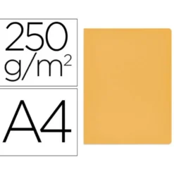Subcarpeta Gio DIN A4 250 gr Cartulina color amarillo