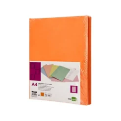 Subcarpeta cartulina Din A4 Liderpapel color naranja intenso 185 g