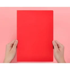 Subcarpeta cartulina Din A4 Liderpapel color rojo