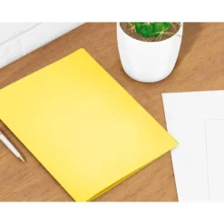 Subcarpeta cartulina Din A4 Liderpapel color amarillo