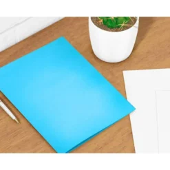 Subcarpeta cartulina Din A4 Liderpapel color celeste