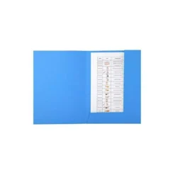 Subcarpeta cartulina Exacompta A4 azul 280g/m2 reciclada 2 solapas interiores