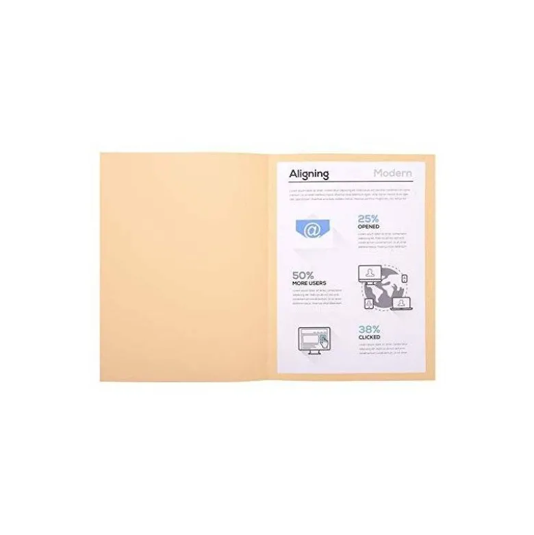 SUBCARPETA CARTULINA EXACOMPTA DIN A4 CREMA 220 GR