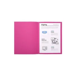SUBCARPETA CARTULINA EXACOMPTA DIN A4 FUCSIA 220 GR