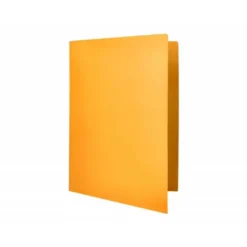 Subcarpeta cartulina folio Liderpapel color naranja