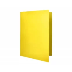 Subcarpeta cartulina folio Liderpapel color amarillo