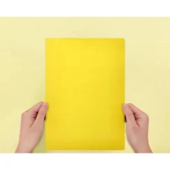 Subcarpeta cartulina folio Liderpapel color amarillo