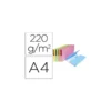 Subcarpeta Cartulina Lustrada DIN A4 Exacompta con bolsa Colores Surtidos 220 gr 50 unidades