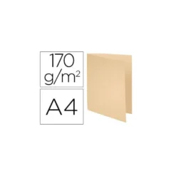 Subcarpeta Cartulina Reciclada DIN A4 Exacompta Crema 170 gr