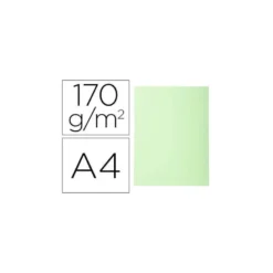 Subcarpeta Cartulina Reciclada DIN A4 Exacompta Verde Claro 170 gr