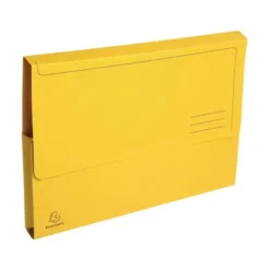 Subcarpeta Cartulina Reciclada DIN A4 Exacompta con bolsa Amarillo 290 gr