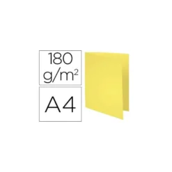 Subcarpeta Cartulina Reciclada DIN A4 Exacompta Amarillo 170 gr