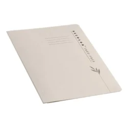 SUBCARPETA CARTULINA TARIFOLD 100% ECOLOGICA 226 G/M2 DIN A4 CON FASTENER COLOR CREMA PACK DE 10 UNIDADES