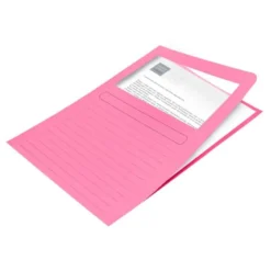 Subcarpeta de cartulina Q-Connect Din A4 color rosa