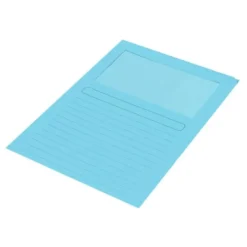 Subcarpeta de cartulina Q-Connect Din A4 color azul