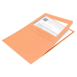 Subcarpeta de cartulina Q-Connect Din A4 color naranja