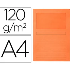 Subcarpeta de cartulina Q-Connect Din A4 color naranja