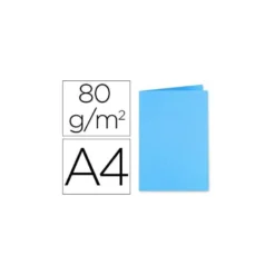 Subcarpeta Exacompta din A4 80 g/m2 color azul turquesa