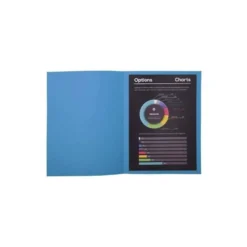 Subcarpeta Exacompta din A4 80 g/m2 color azul turquesa