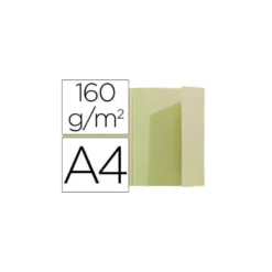 Subcarpeta Exacompta nature future din A4 verde 160 g/m2 con solapa interior