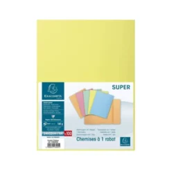 Subcarpeta Exacompta nature future din A4 amarillo 160 g/m2 con solapa interior