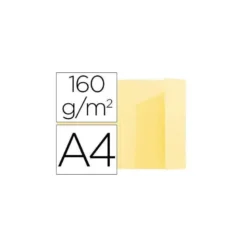 Subcarpeta Exacompta nature future din A4 amarillo 160 g/m2 con solapa interior