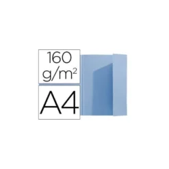 Subcarpeta Exacompta nature future din A4 azul 160 g/m2 con solapa interior