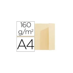 Subcarpeta Exacompta nature future din A4 crema 160 g/m2 con solapa interior