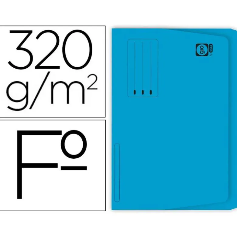 Subcarpeta Pocket Gio folio color azul