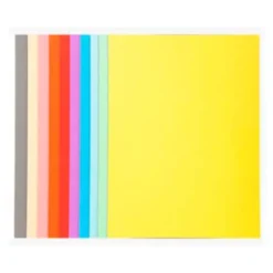 Subcarpetas de cartulina Gio folio amarillo pastel 180 g/m2
