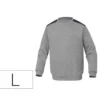 SUDADERA DELTAPLUS SWEAT OLINO CON REFUERZO EN ESPALDA Y CODOS GRIS TALLA L