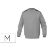 SUDADERA DELTAPLUS SWEAT OLINO CON REFUERZO EN ESPALDA Y CODOS GRIS TALLA M