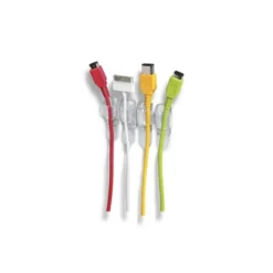 SUJETACABLES 3M COMMAND PARA CABLES REDONDOS BLISTER DE 4 CLIPS + 5 TIRAS