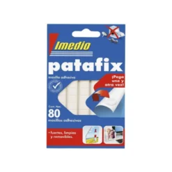 SUJETACOSA IMEDIO PATAFIX MASILLA ADHESIVA REMOVIBLE BLISTER DE 80 UNIDADES