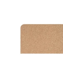 TABLERO CORCHO SIN MARCO BI-OFFICE ECO DOBLE CARA CON GOMA EVA NEGRA 600X400 MM