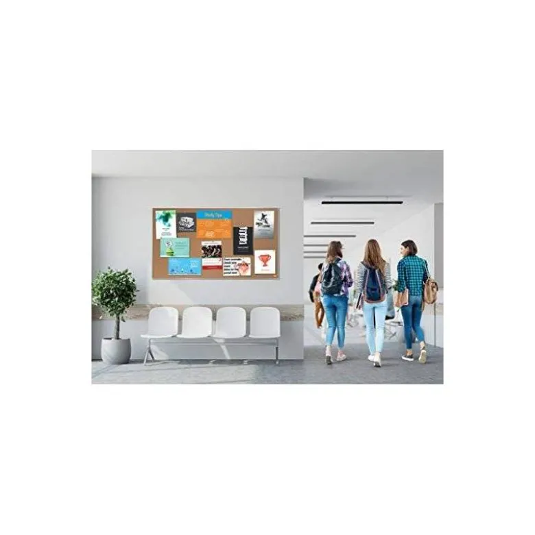 TABLERO DE ANUNCIOS NOBO IMPRESSION PRO CORCHO FORMATO PANORAMICO 32" 710X400 MM