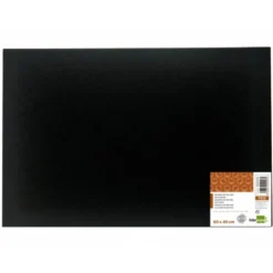 TABLERO DE FIELTRO LIDERPAPEL MURAL COLOR NEGRO 40X60 CM
