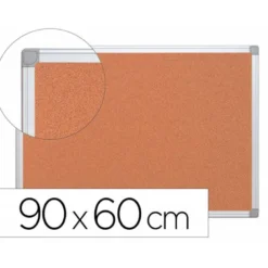 Tablero de corcho mural con marco de aluminio Q-Connect