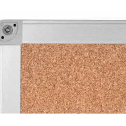 Tablero de corcho mural con marco de aluminio Q-Connect