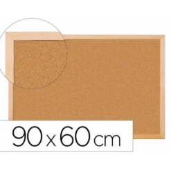 Tablero de corcho mural Q-Connect 90x60 cm